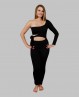 Mono negro en lycra para danza