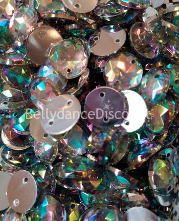 30 strass da cucire diamante - Rotondi