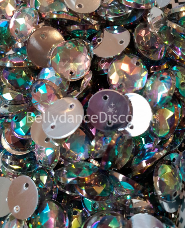 30 sew on rhinestones diamond - Rounds