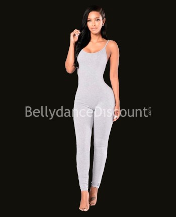 Combinaison de danse femme gris chiné