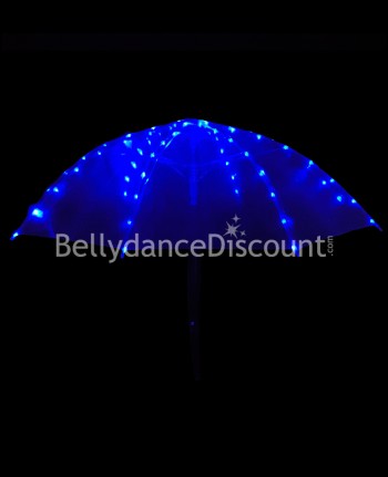 Regenschirm mit LED in Blau