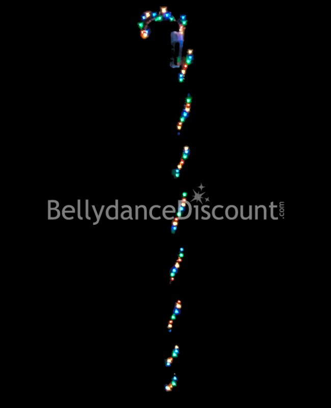 Bastón de baile luminoso multicolor