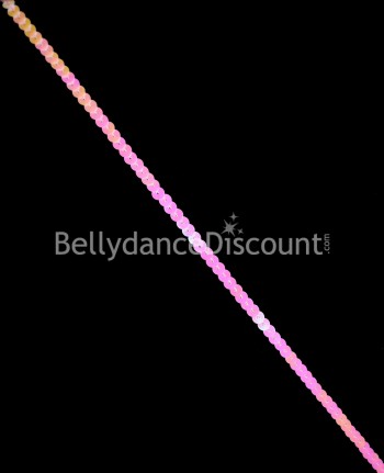 Sequined edging light pink 1 meter
