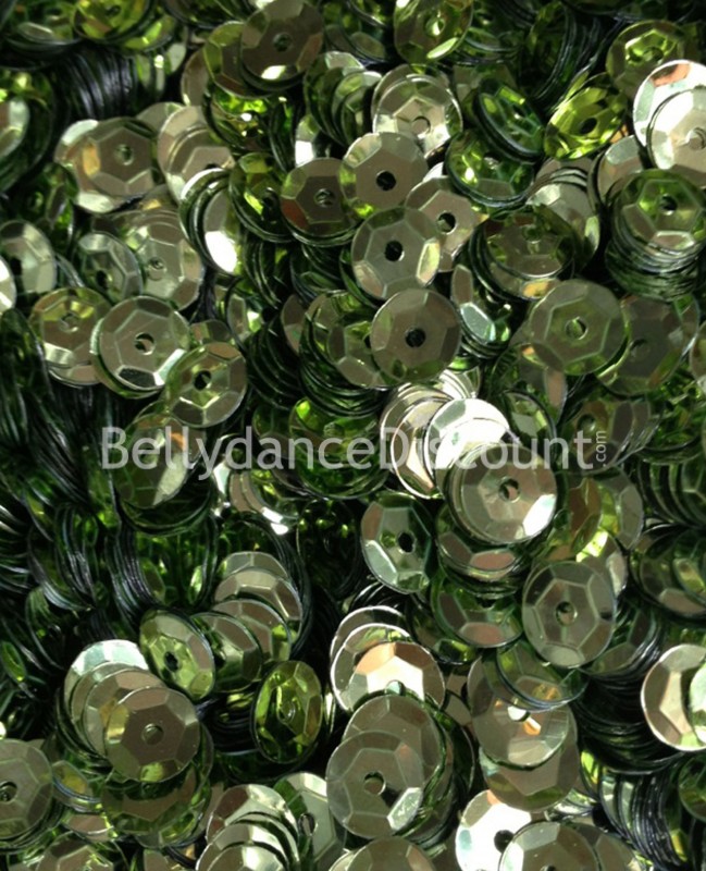 Pack of 1000 green sew-on mini coins