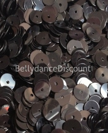 Lote de 1000 mini escamas negras para coser