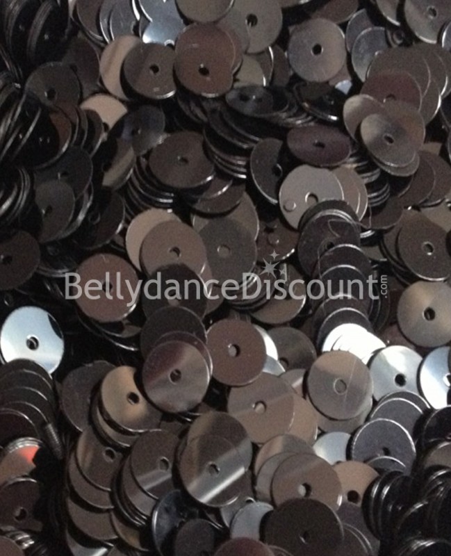 Pack of 1000 black sew-on mini coins