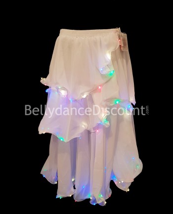 Light-up white skirt with...