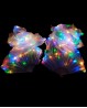 Paio di ventagli luminosi multicolori di danza del ventre