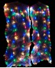 Paio di ventagli luminosi multicolori di danza del ventre