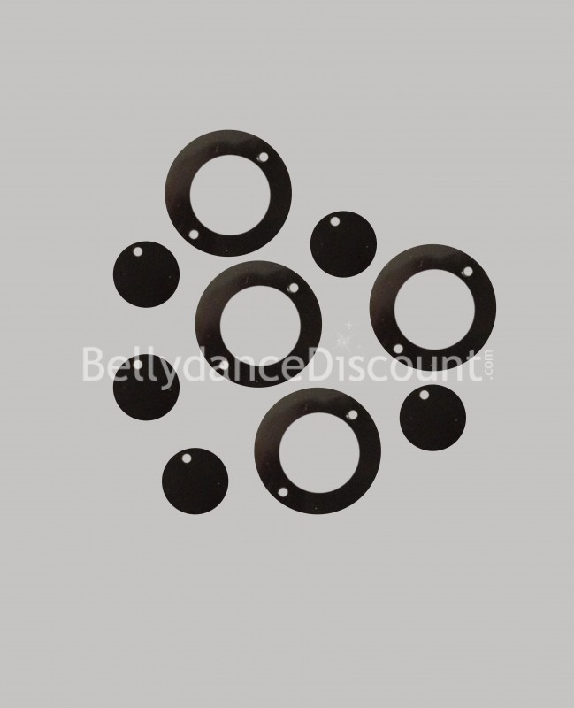 100 pastilles noires à coudre 100 pastilles noires à coudre