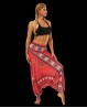 Pantaloni di danza indiana rossi