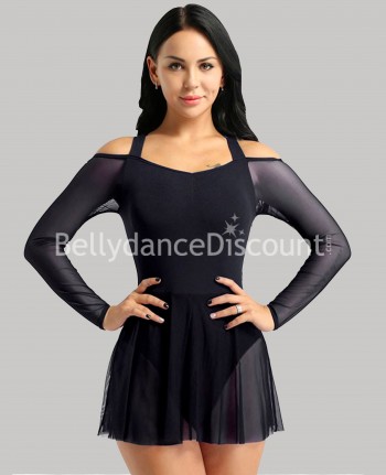 Black dance leotard