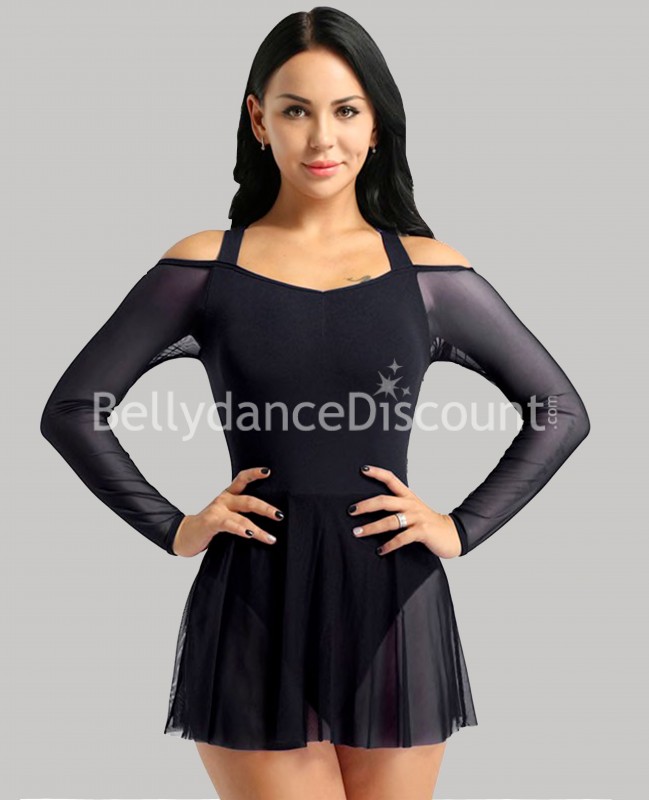 Body leotardo negro de danza