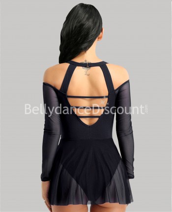 Black dance leotard
