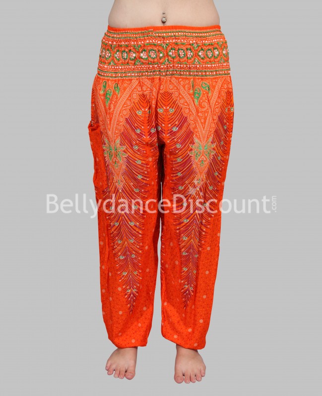 Pantaloni indiani arancione