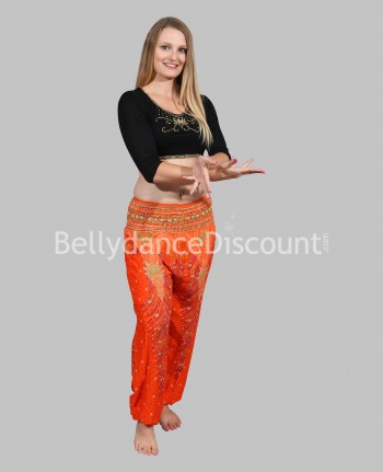 Pantalones color naranja de la India
