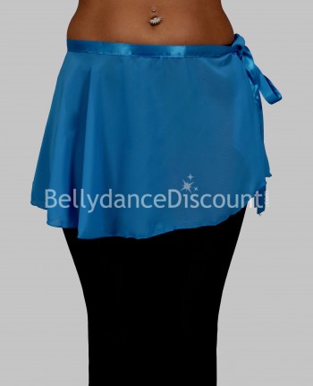 Jupette de danse bleu ciel en mousseline