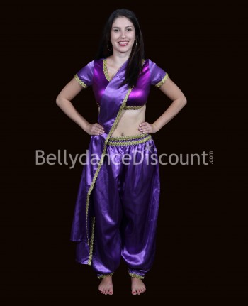 Purple 4-piece Indian outfit (Second choice)