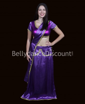 Purple 4-piece Indian outfit (Second choice)