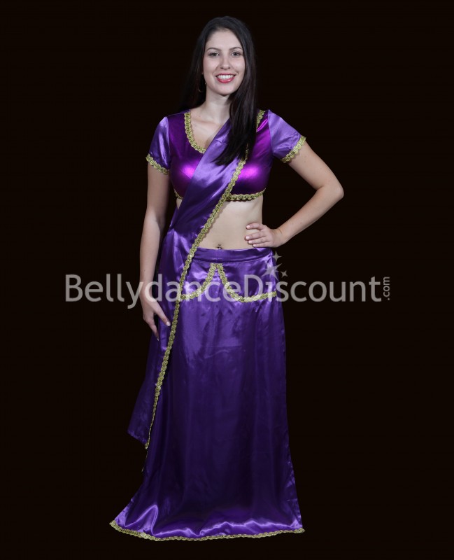 Ensemble indien 4 pièces violet (Second choix)