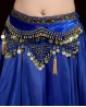 Cintura velluto blu notte oro di danza del ventre