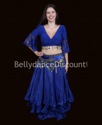 Ceinture velours bleu nuit...