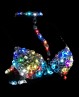 Soutien-gorge de danse orientale lumineux