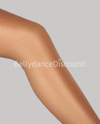 Collants de danse satinés en étriers - Effet bronzé