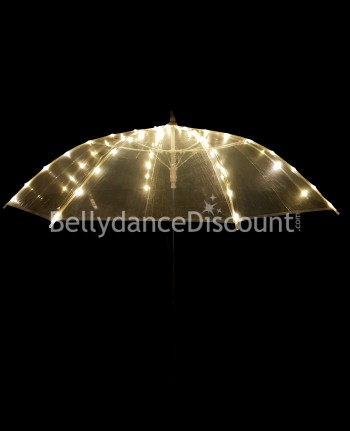 Umbrella with yellow LED