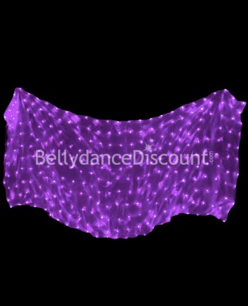 Luminous purple Bellydance veil