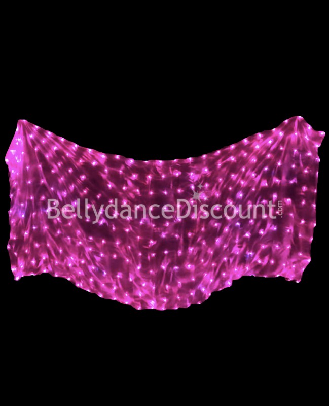 Rosa leuchtender Bauchtanz-Schleier