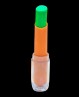 Labial fluorescente verde