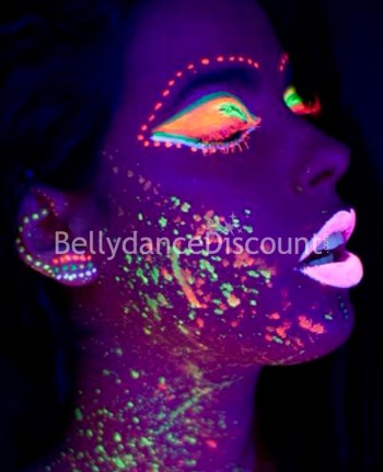 Labial fluorescente fucsia