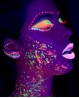 Lippenstift fluoreszierend in Fuchsia