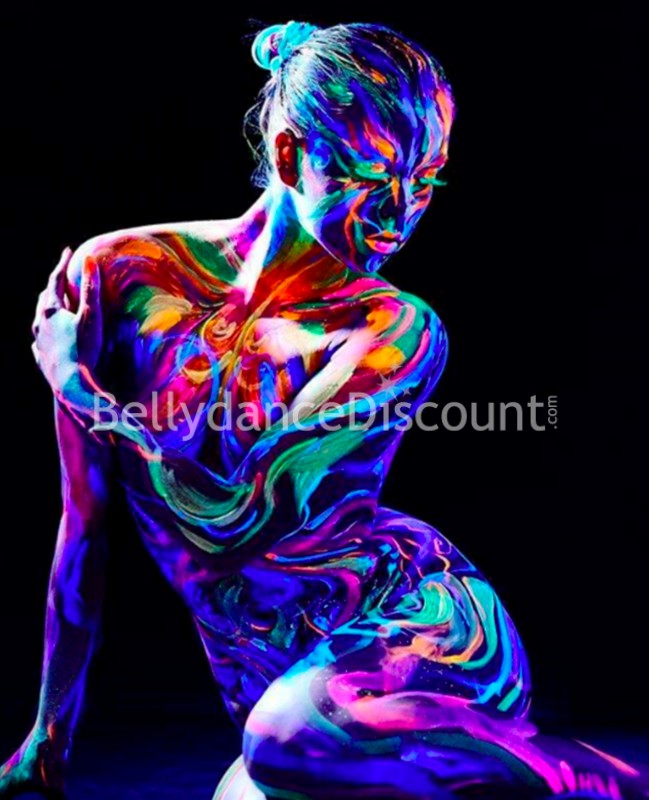 Körperfarbe fluoreszierend