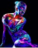 Fluorescent body paint