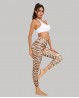 Legging de baile con estampado de cebra