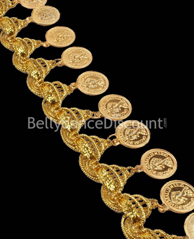 Orientalische Borte mit goldenen Münzen