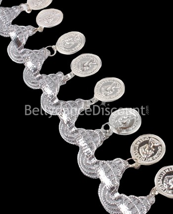Orientalische Borte mit Silbermünzen