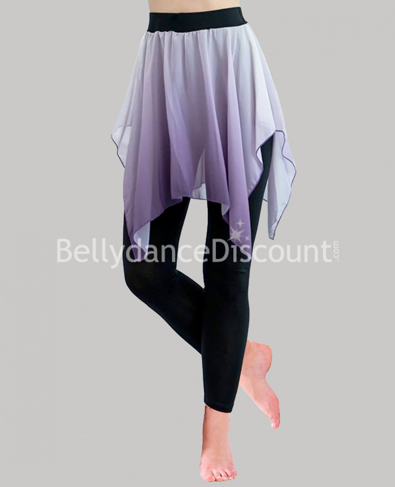 Black skirted dance leggings with purple skirt - 22,50 €