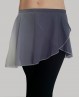 Dance short skirt with black white shading
