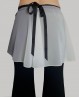 Dance short skirt with black white shading