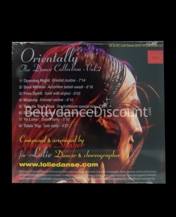 CD de musiques pour la danse orientale "Orientally" Vol. 2