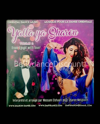 CD de música para la danza del vientre “Yalla Ya Sharon” Vol. 2
