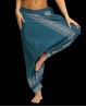 Indische Tanzhose in Blaugrün