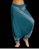 Pantalon de danse indienne bleu canard