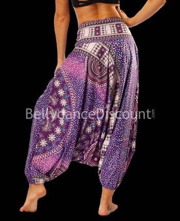 Pantalon de danse Bollywood violet