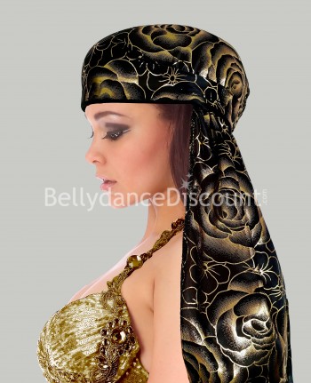 Bandana nera e oro