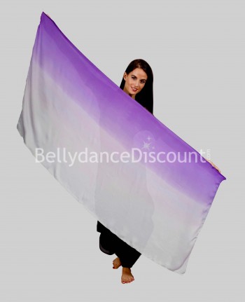 100% silk purple mauve Bellydance veil