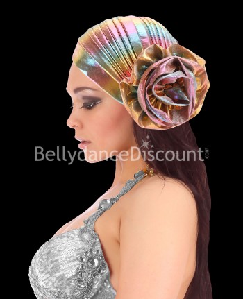 Bühnen-Haube Metallic mehrfarbig Gold
